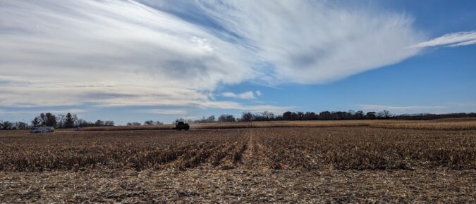 Harvesting Corn Stover