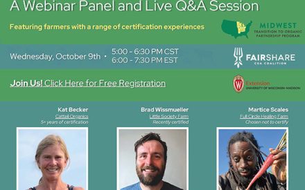 Perspectives on Organic Certification: A Farmer Webinar Panel