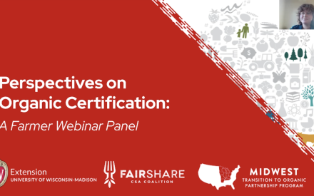 Organic Transition: A Diversified Vegetable Farmer Perspective Panel