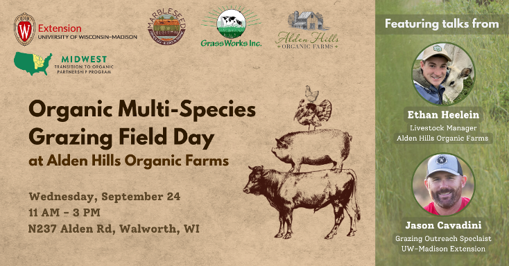 Organic Multi-Species Grazing Field Day at Alden Hills Organic Farms