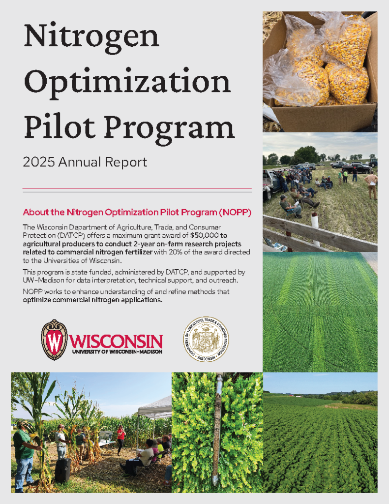 2025 Nitrogen Optimization Pilot Program Annual Report Cover
