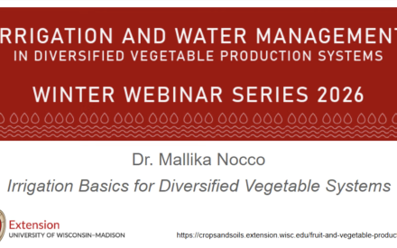 Irrigation Basics for Diversified Vegetable Systems
